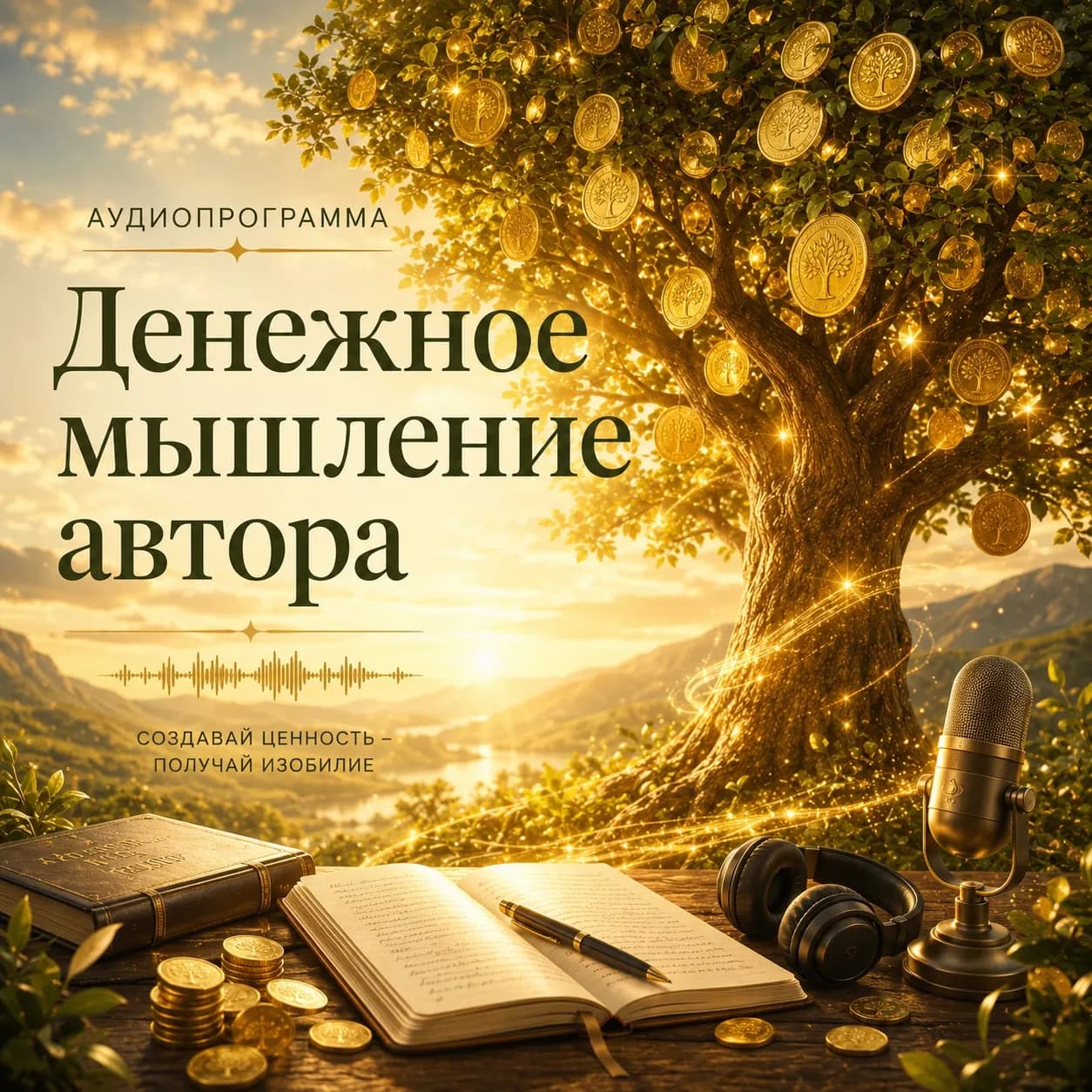 Обложка аудиопрограммы «Денежное мышление автора»
